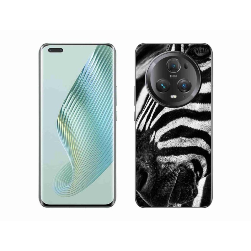 Gelový kryt mmCase na mobil Honor Magic 5 Pro 5G - zebra