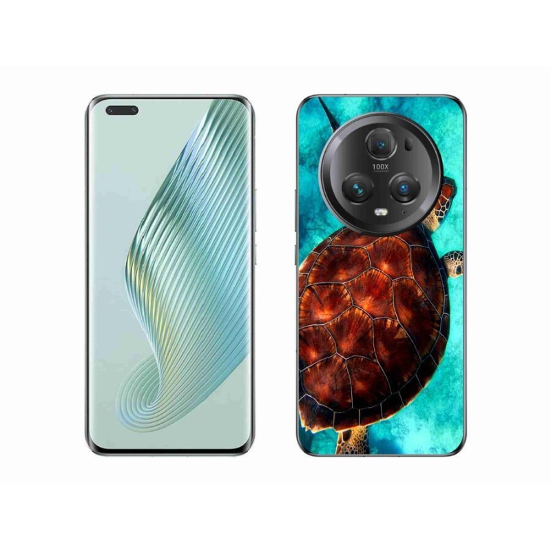 Gelový kryt mmCase na mobil Honor Magic 5 Pro 5G - želva