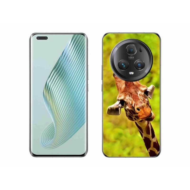 Gelový kryt mmCase na mobil Honor Magic 5 Pro 5G - žirafa