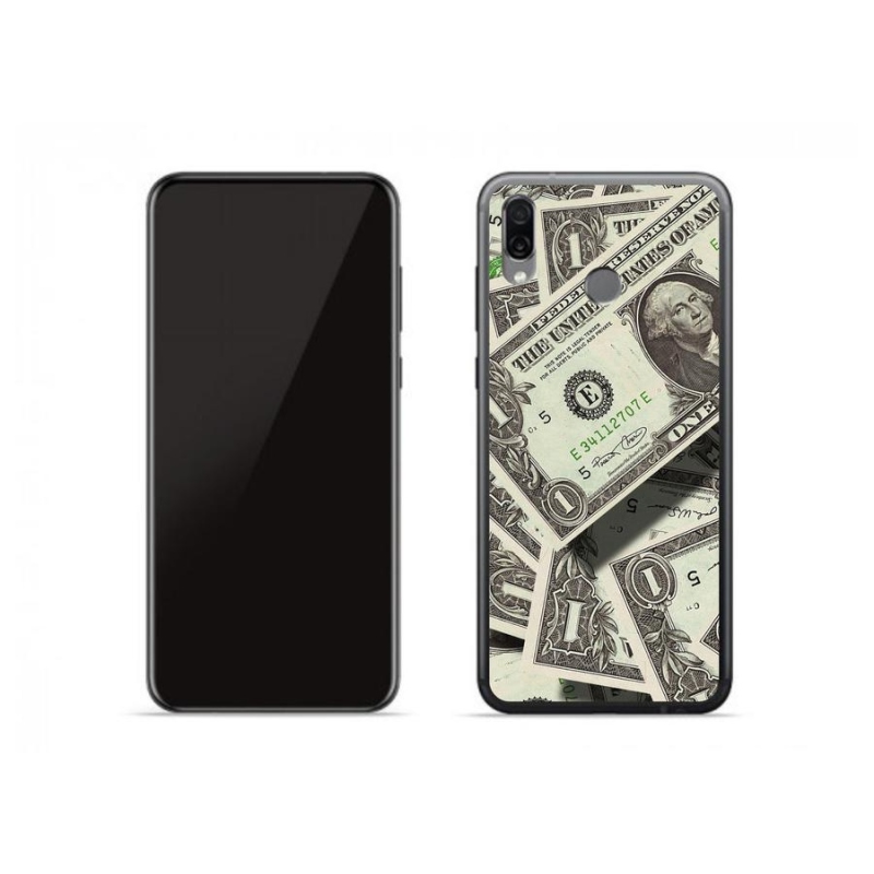 Gelový kryt mmCase na mobil Honor Play - americký dolar