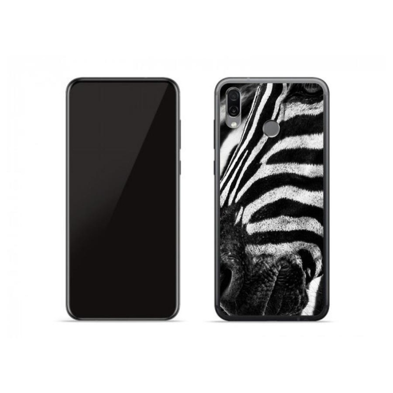 Gelový kryt mmCase na mobil Honor Play - zebra