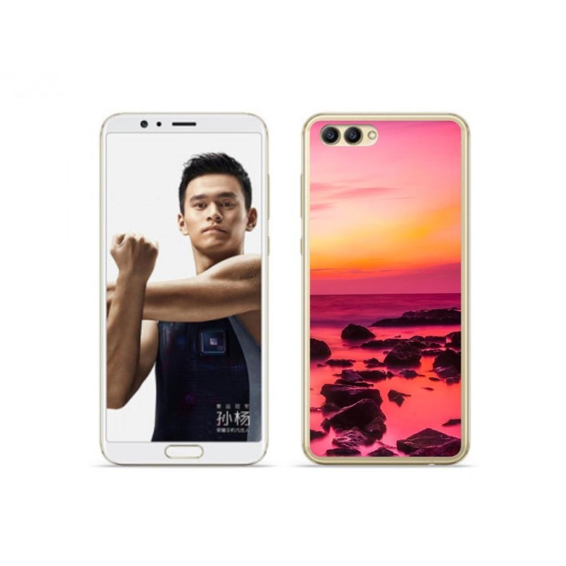Gelový kryt mmCase na mobil Honor View 10 - moře a záře