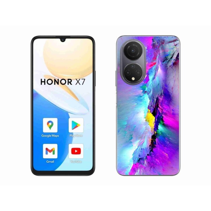 Gelový kryt mmCase na mobil Honor X7 - abstrakt