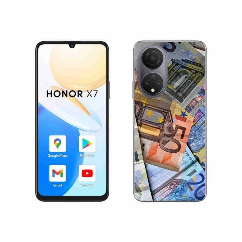 Gelový kryt mmCase na mobil Honor X7 - euro