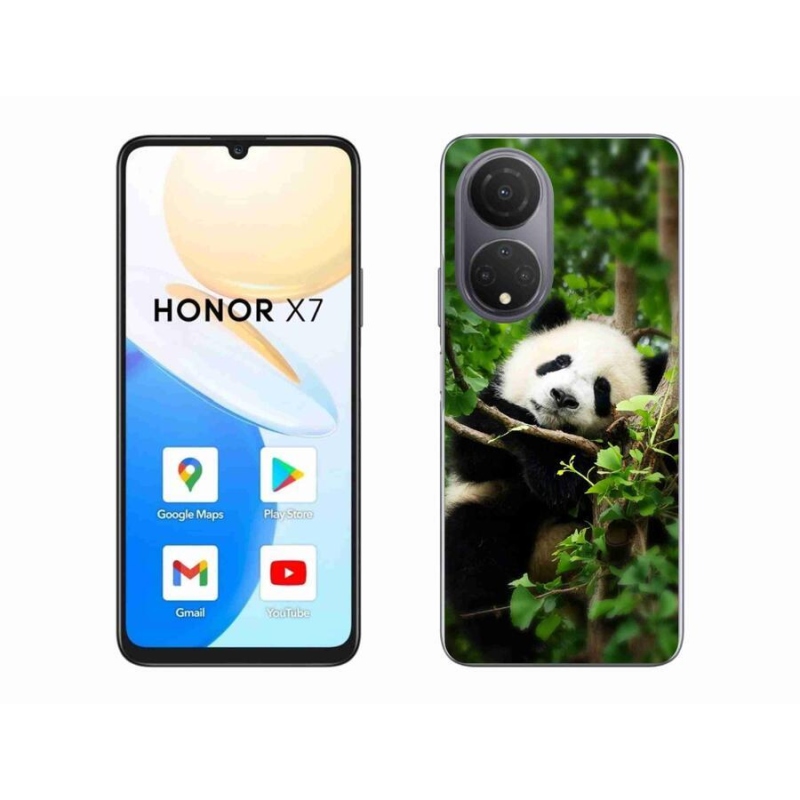 Gelový kryt mmCase na mobil Honor X7 - panda