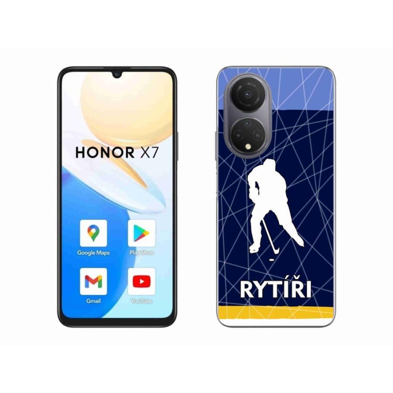 Gelový kryt mmCase na mobil Honor X7 - Rytíři