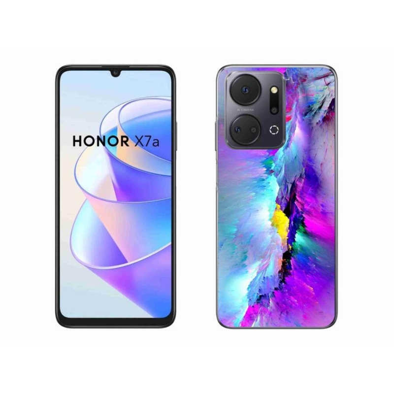 Gelový kryt mmCase na mobil Honor X7a - abstrakt