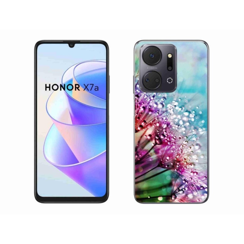 Gelový kryt mmCase na mobil Honor X7a - barevné květy