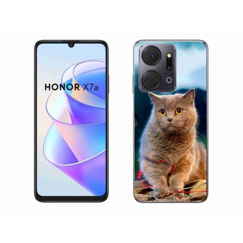 Gelový kryt mmCase na mobil Honor X7a - britská modrá 2
