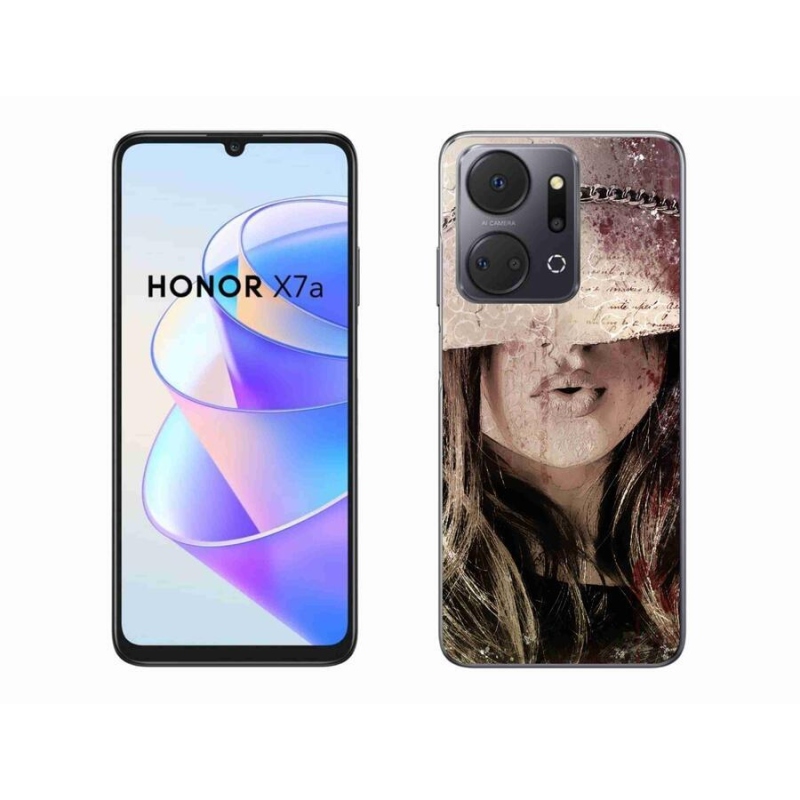 Gelový kryt mmCase na mobil Honor X7a - dívka