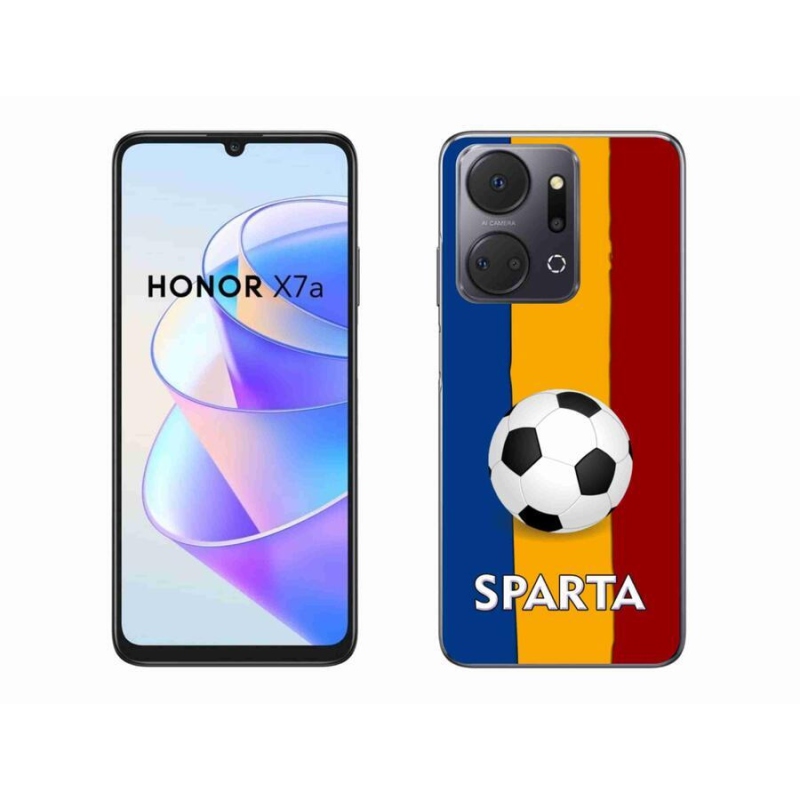 Gelový kryt mmCase na mobil Honor X7a - fotbal 1