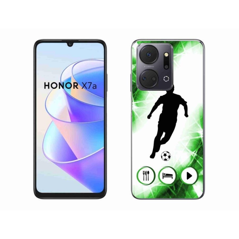 Gelový kryt mmCase na mobil Honor X7a - fotbalista