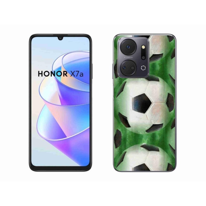 Gelový kryt mmCase na mobil Honor X7a - fotbalový míč