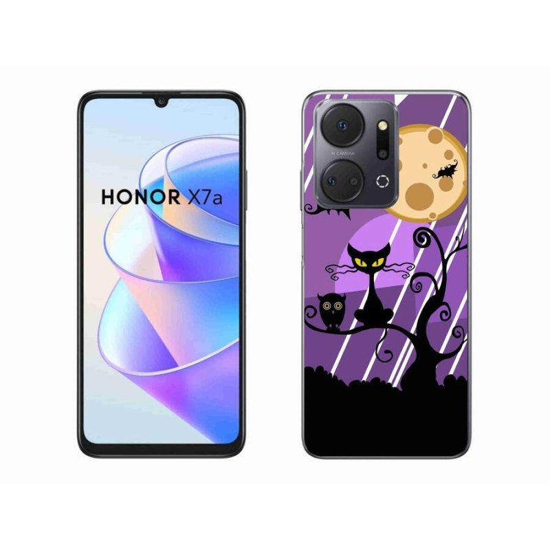 Gelový kryt mmCase na mobil Honor X7a - halloween