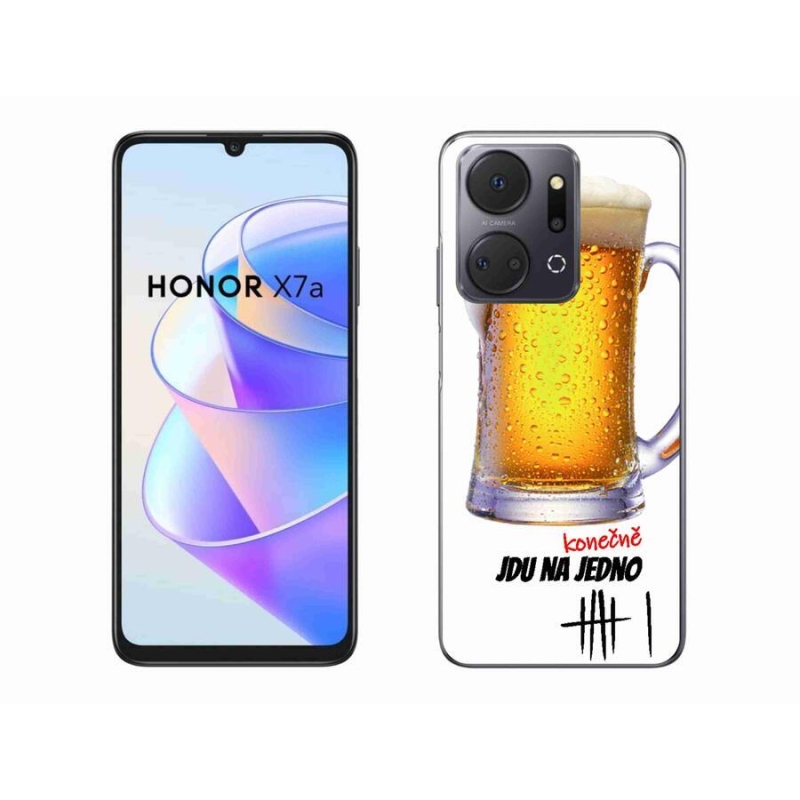 Gelový kryt mmCase na mobil Honor X7a - jdu na jedno
