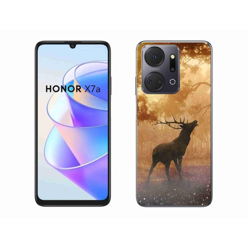 Gelový kryt mmCase na mobil Honor X7a - jelen v říji