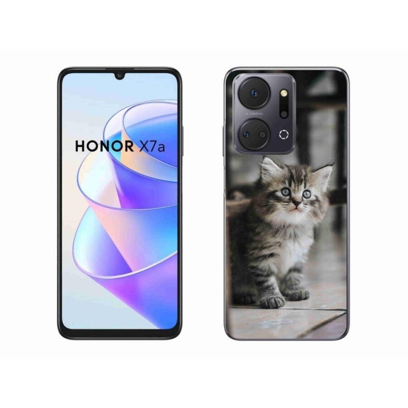 Gelový kryt mmCase na mobil Honor X7a - koťátko