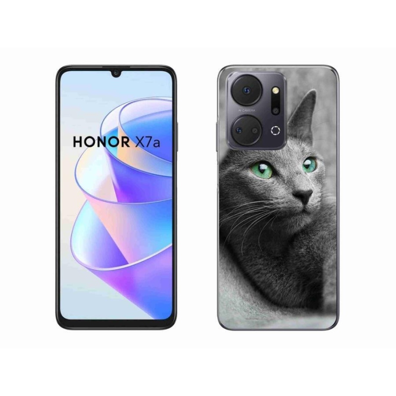 Gelový kryt mmCase na mobil Honor X7a - kočka 2