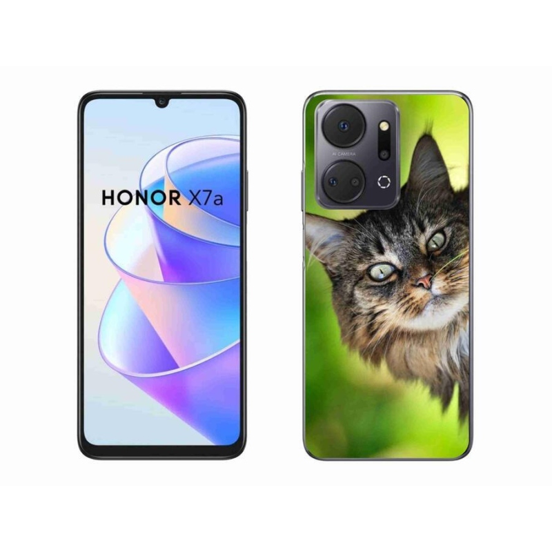 Gelový kryt mmCase na mobil Honor X7a - kočka 3