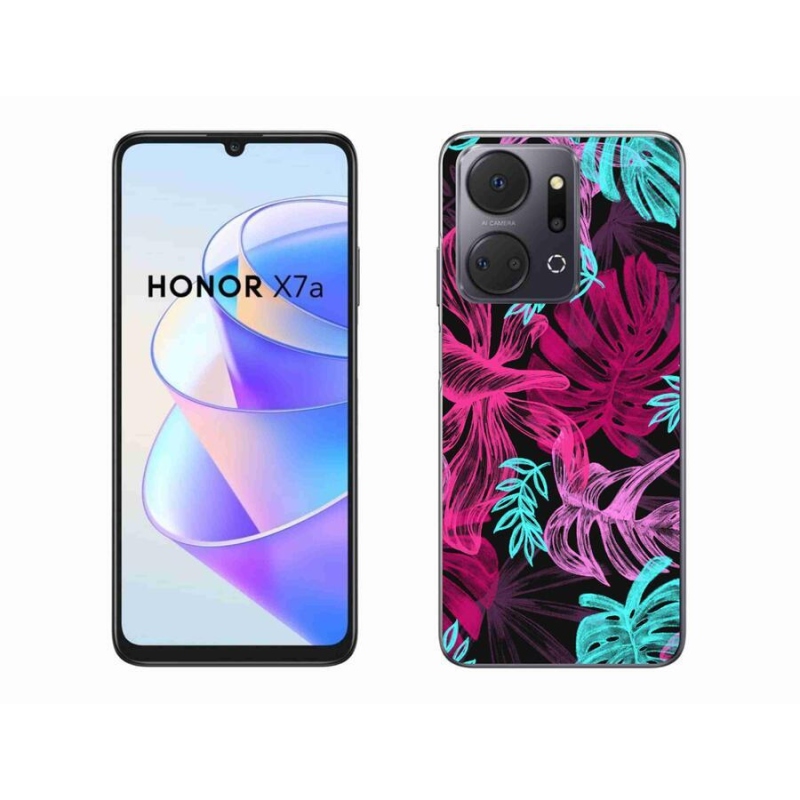 Gelový kryt mmCase na mobil Honor X7a - květiny 1
