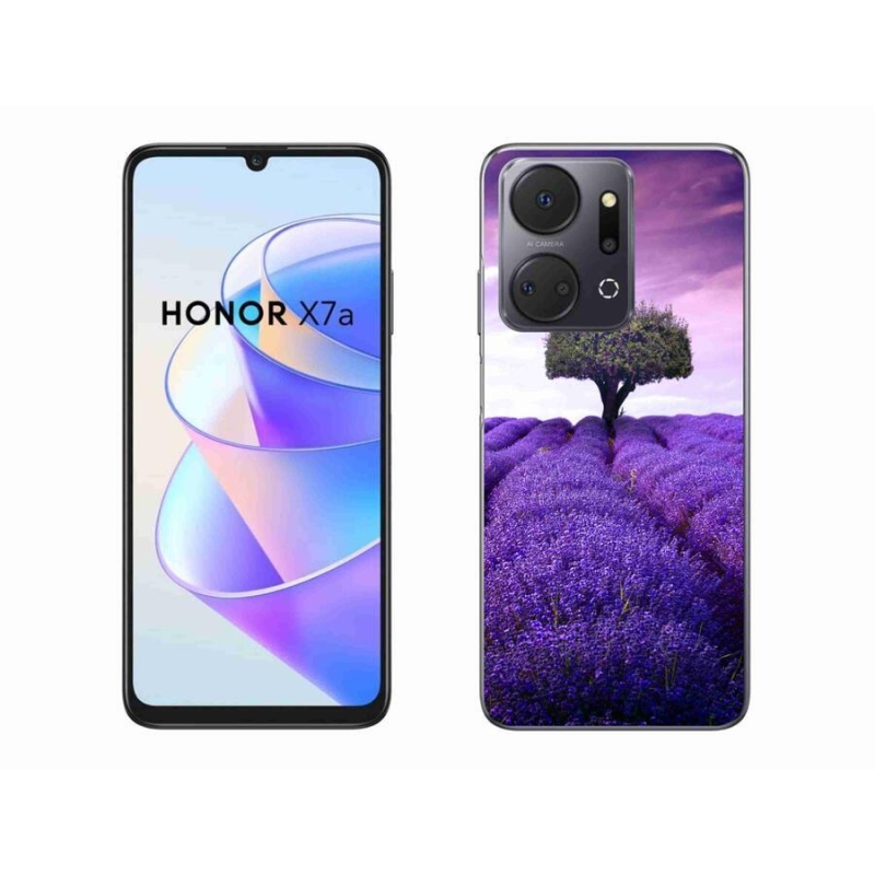 Gelový kryt mmCase na mobil Honor X7a - levandulová louka
