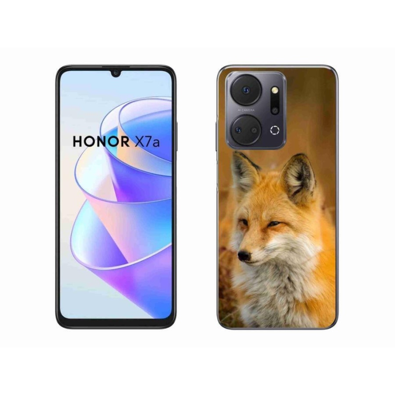Gelový kryt mmCase na mobil Honor X7a - liška