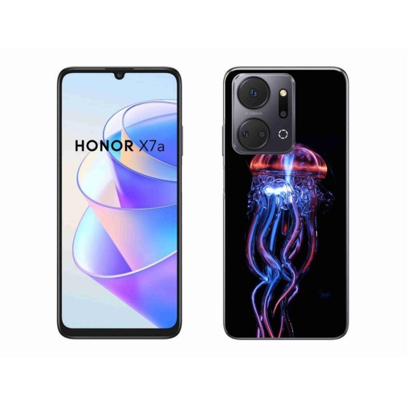 Gelový kryt mmCase na mobil Honor X7a - medúza