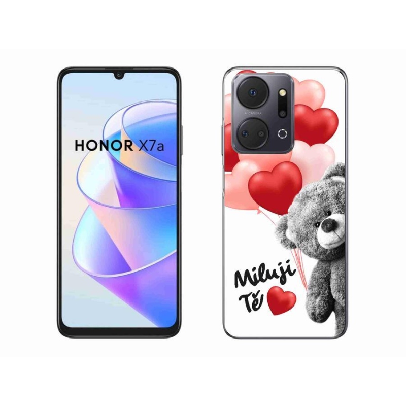 Gelový kryt mmCase na mobil Honor X7a - miluji Tě