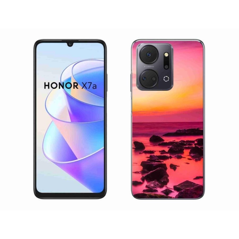 Gelový kryt mmCase na mobil Honor X7a - moře a záře