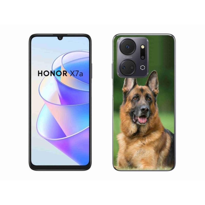 Gelový kryt mmCase na mobil Honor X7a - německý ovčák