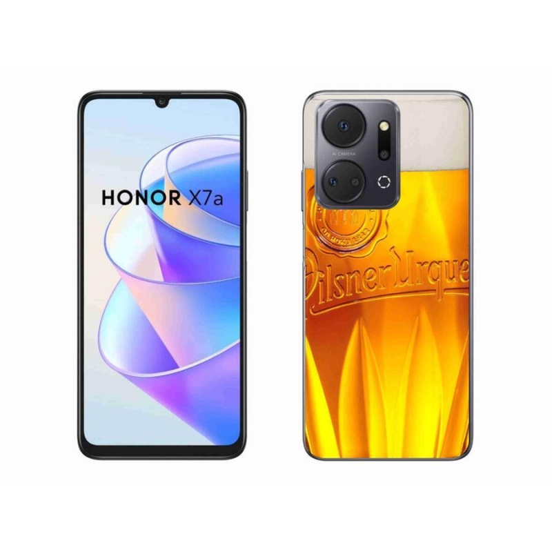 Gelový kryt mmCase na mobil Honor X7a - pivo
