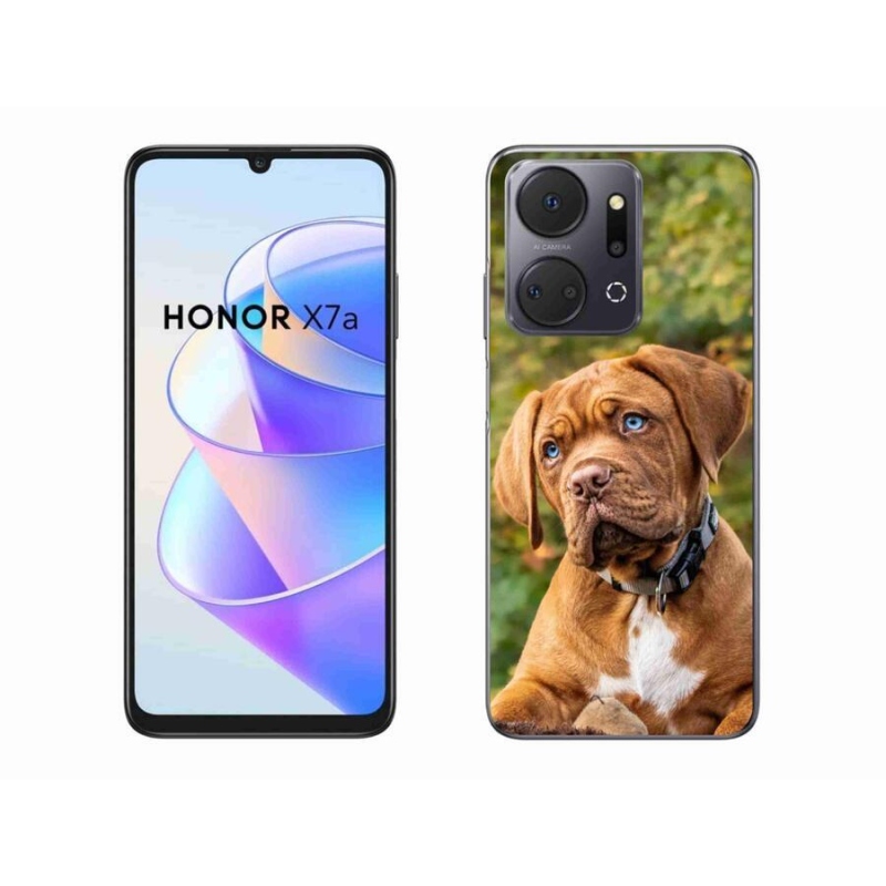 Gelový kryt mmCase na mobil Honor X7a - štěně