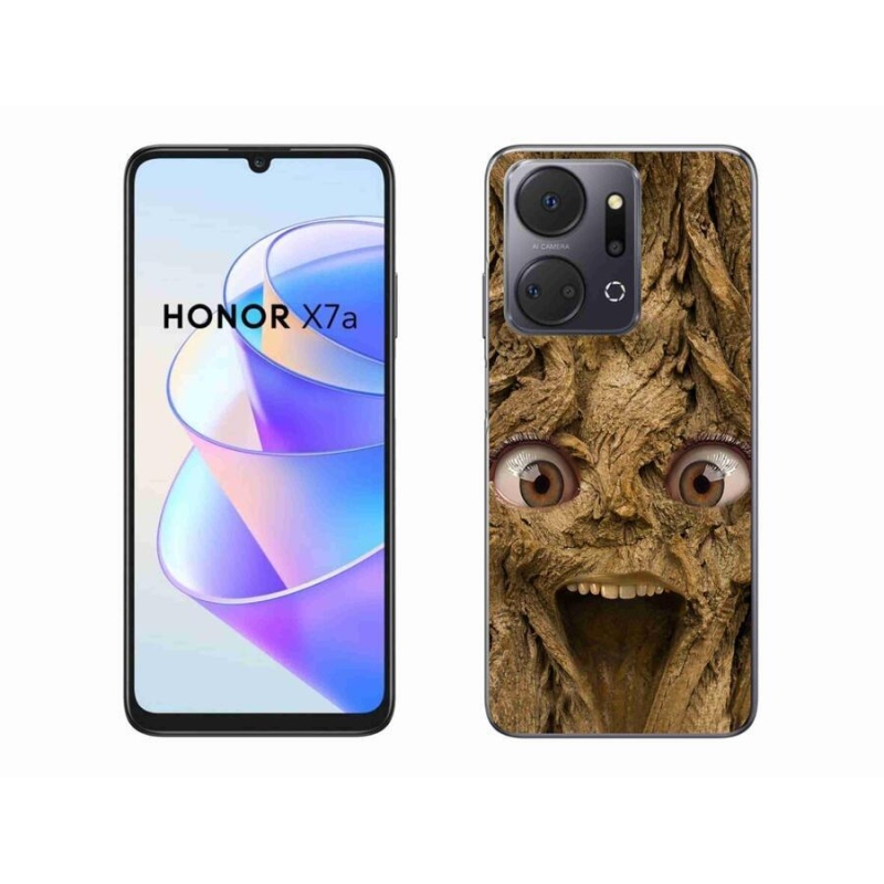Gelový kryt mmCase na mobil Honor X7a - veselý strom s očima