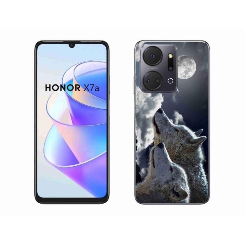 Gelový kryt mmCase na mobil Honor X7a - vlci