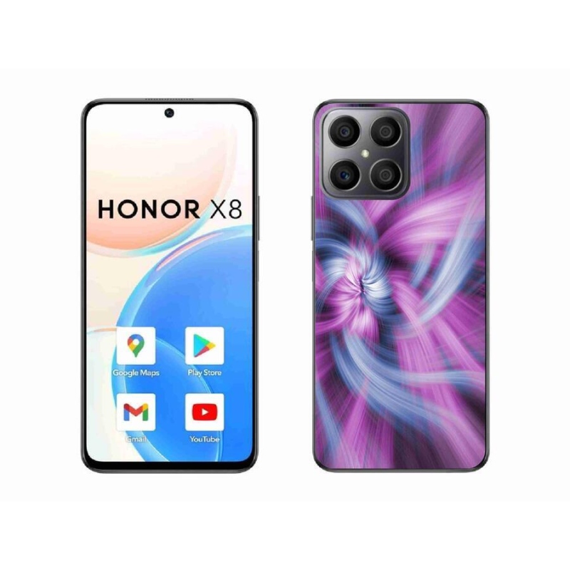 Gelový kryt mmCase na mobil Honor X8 4G - abstrakt 12