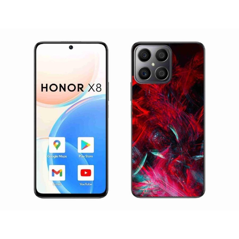 Gelový kryt mmCase na mobil Honor X8 4G - abstrakt 16