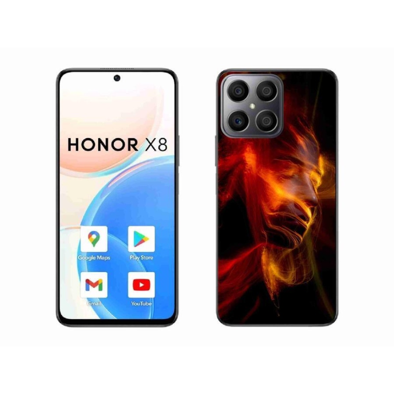 Gelový kryt mmCase na mobil Honor X8 4G - abstrakt 18