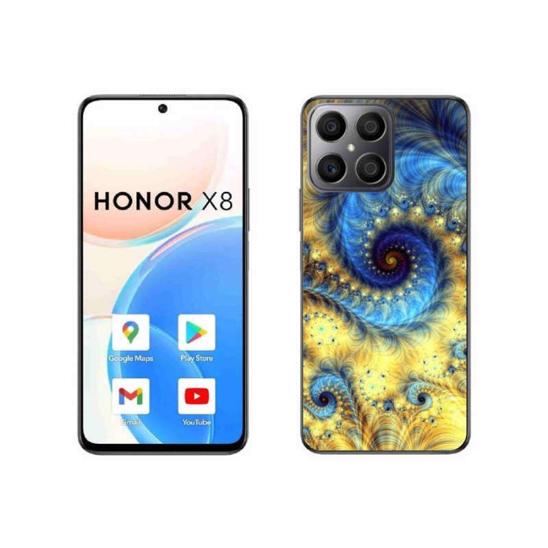Gelový kryt mmCase na mobil Honor X8 4G - abstrakt 19