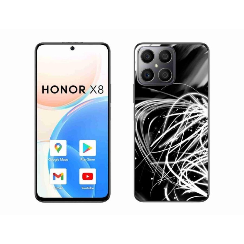 Gelový kryt mmCase na mobil Honor X8 4G - abstrakt 2