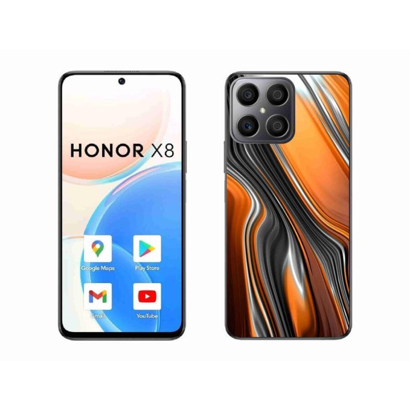 Gelový kryt mmCase na mobil Honor X8 4G - abstrakt 3