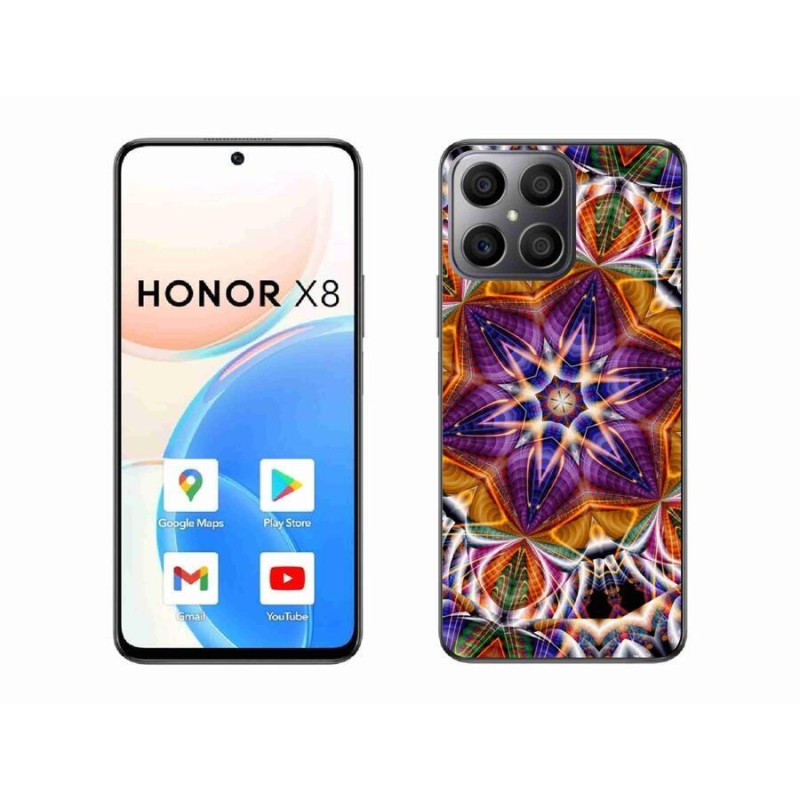 Gelový kryt mmCase na mobil Honor X8 4G - abstrakt 6