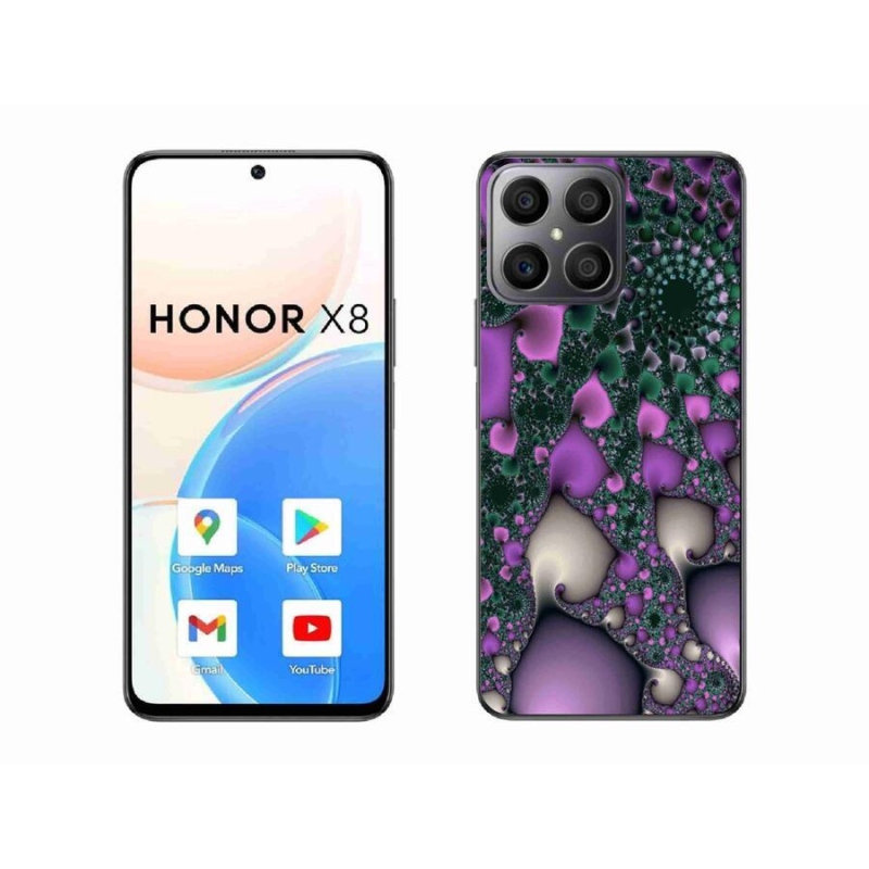 Gelový kryt mmCase na mobil Honor X8 4G - abstrakt 7
