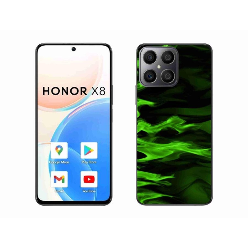 Gelový kryt mmCase na mobil Honor X8 4G - abstraktní vzor 10