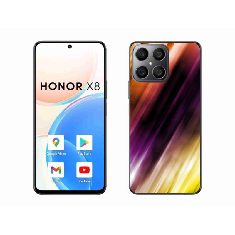 Gelový kryt mmCase na mobil Honor X8 4G - abstraktní vzor 5