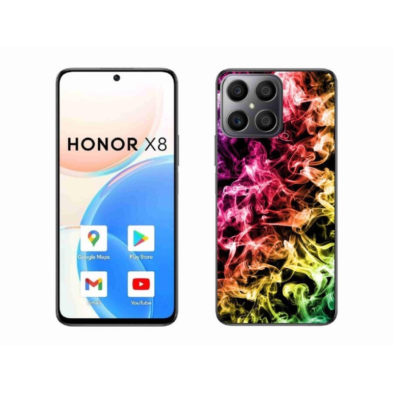 Gelový kryt mmCase na mobil Honor X8 4G - abstraktní vzor 6