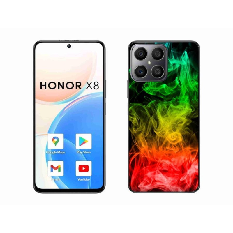 Gelový kryt mmCase na mobil Honor X8 4G - abstraktní vzor 7
