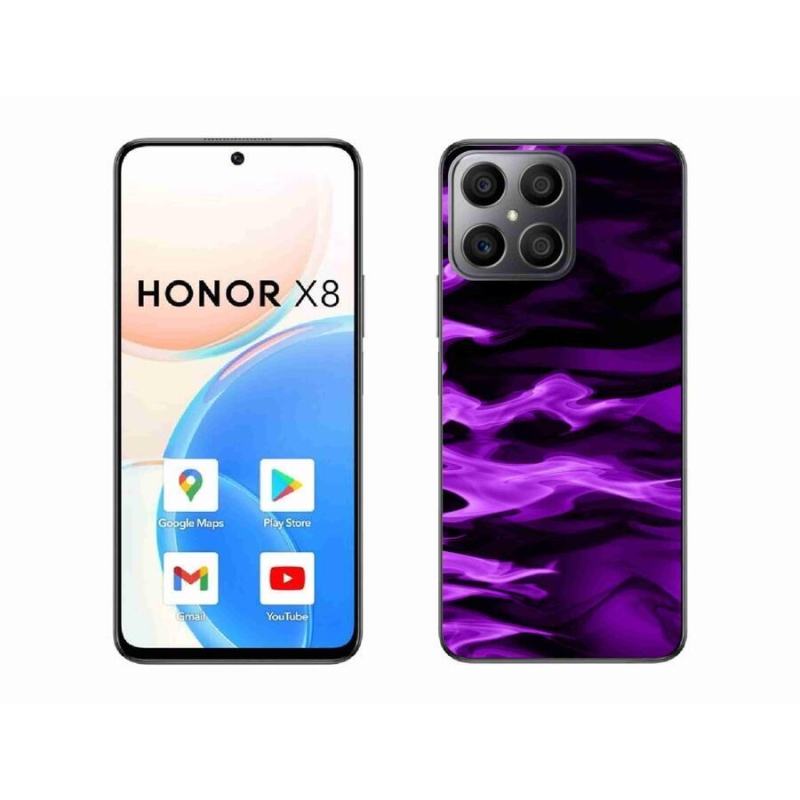 Gelový kryt mmCase na mobil Honor X8 4G - abstraktní vzor 9
