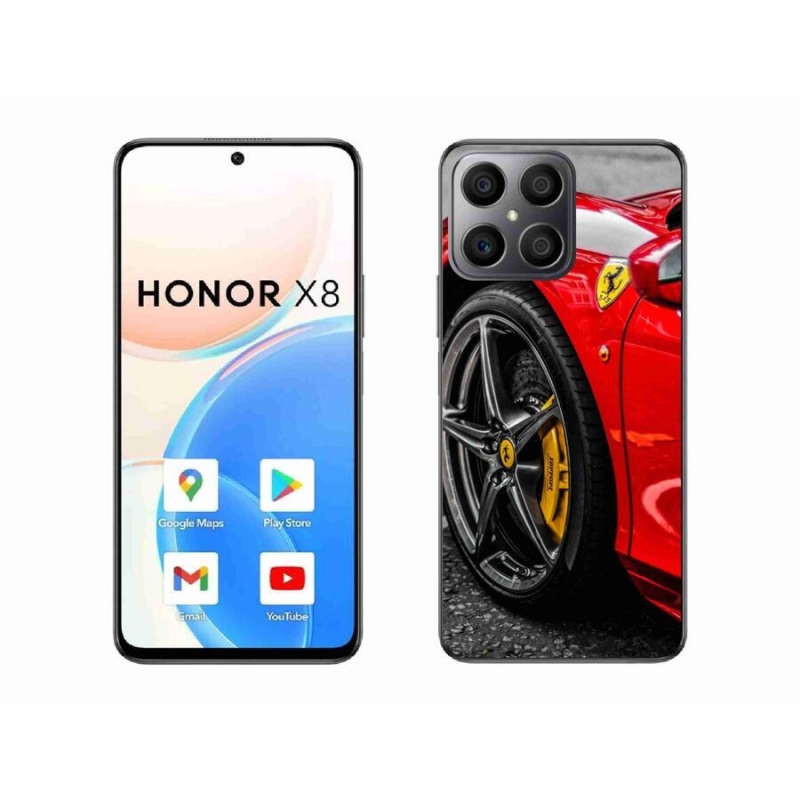 Gelový kryt mmCase na mobil Honor X8 4G - auto 1