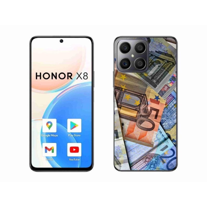 Gelový kryt mmCase na mobil Honor X8 4G - euro