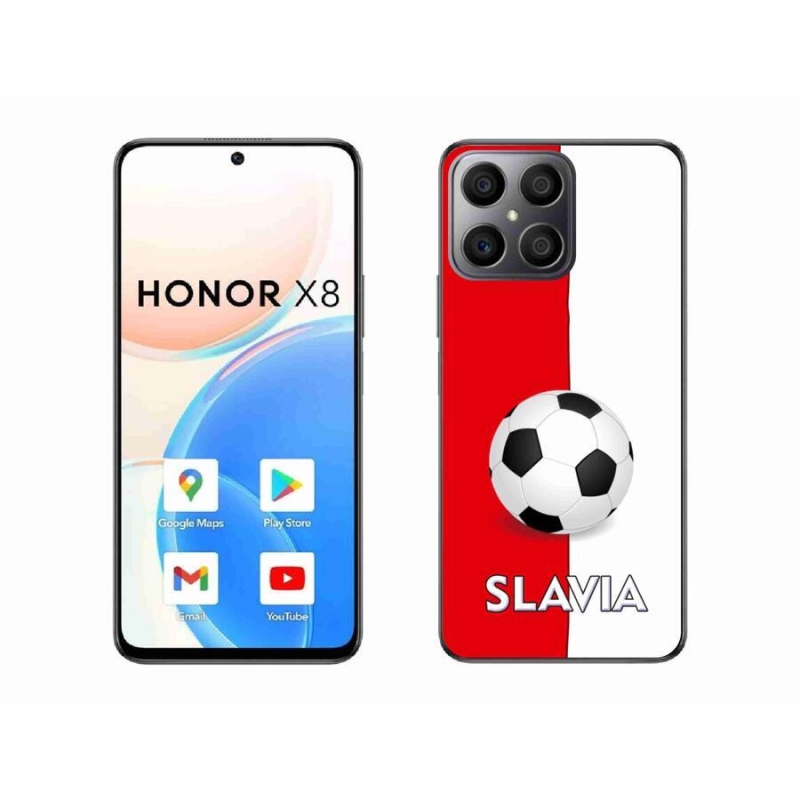 Gelový kryt mmCase na mobil Honor X8 4G - fotbal 2